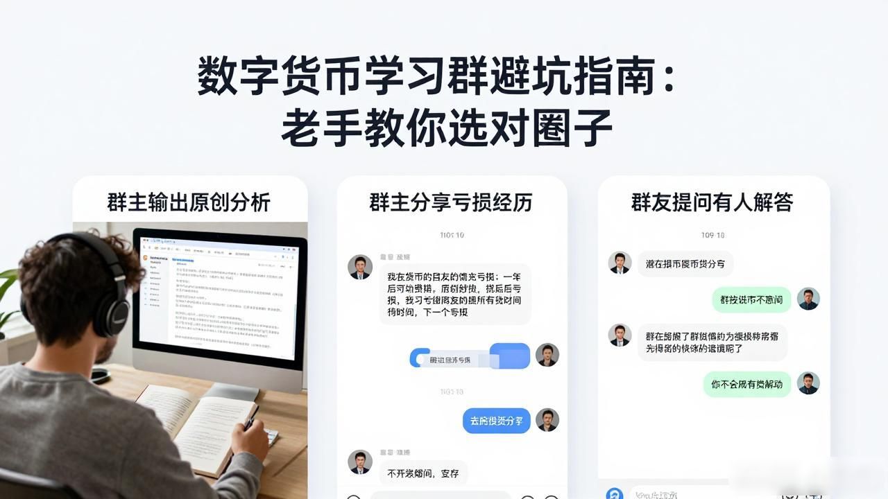 数字货币交流学习群_数字货币交流群_如何挑选靠谱的币圈学习群