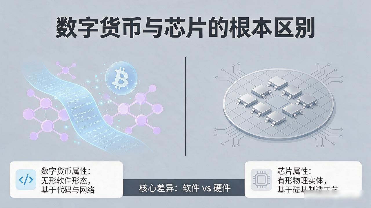 数字货币是不是芯片_数字货币和芯片的本质区别 数字货币与芯片的差异 加密货币挖矿与芯片的关系
