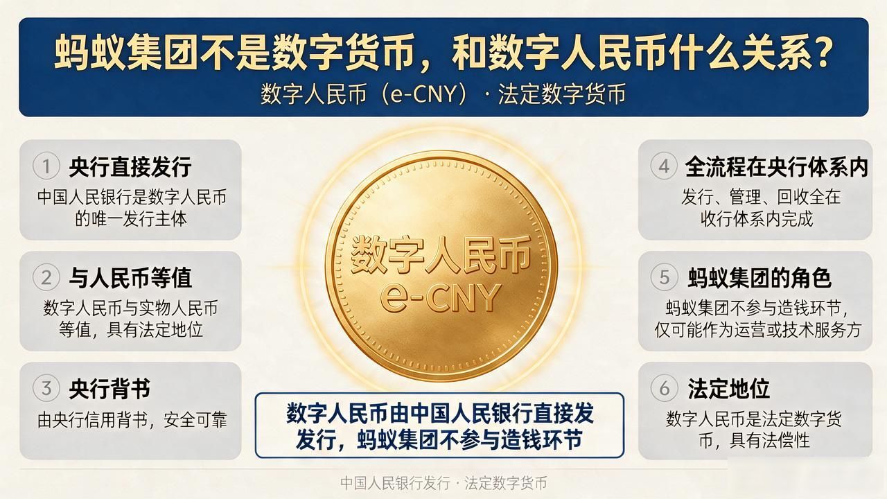 蚂蚁集团不是数字货币_支付宝与数字人民币的区别_蚂蚁集团是数字货币么