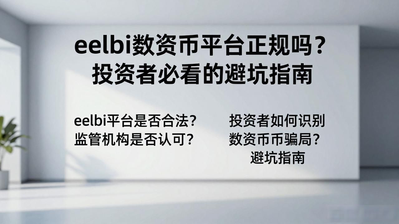 数字货币交易平台监管_eelbi平台正规性验证_eelbi炒数字货币正规吗