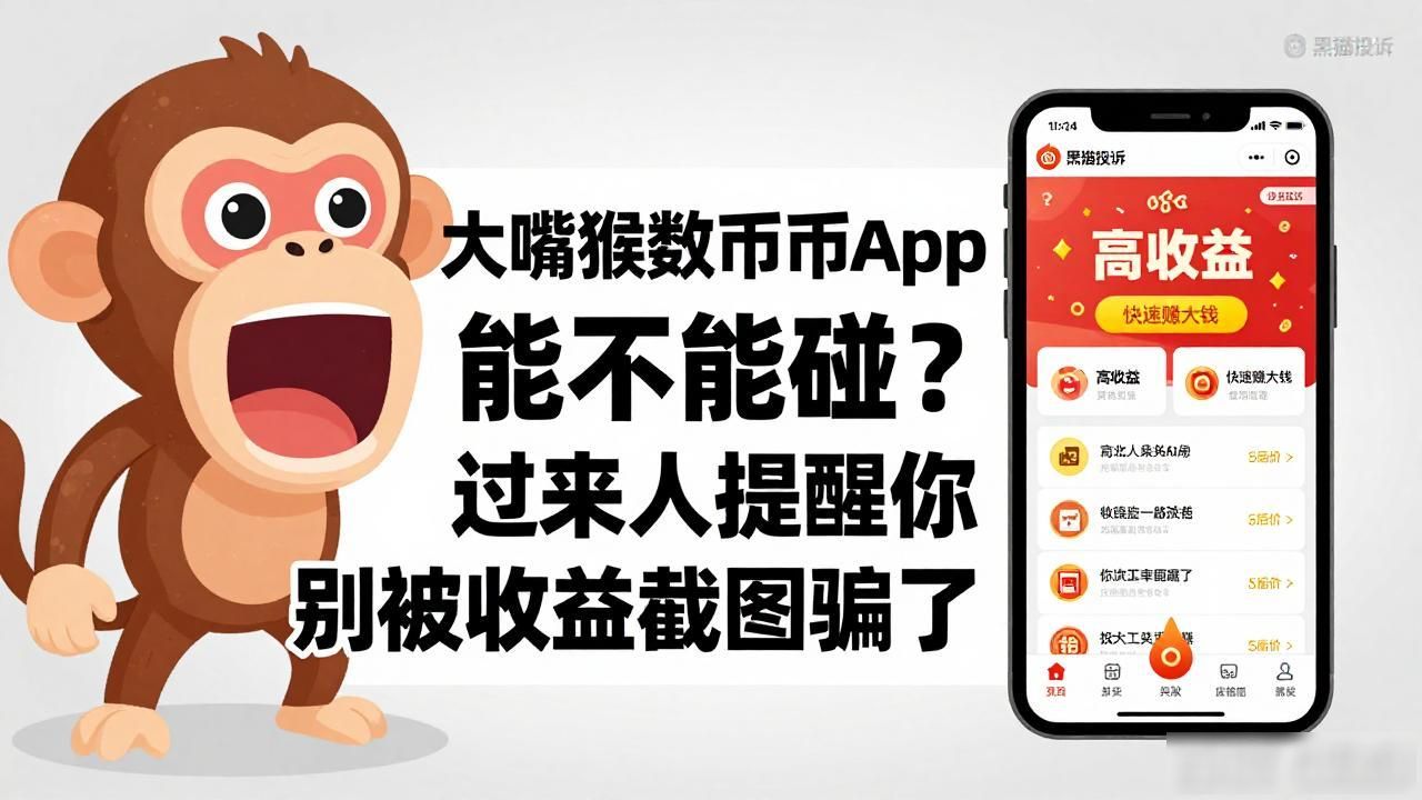 大嘴猴数字货币app_大嘴猴数字货币app是骗局吗_大嘴猴数字货币app提现失败
