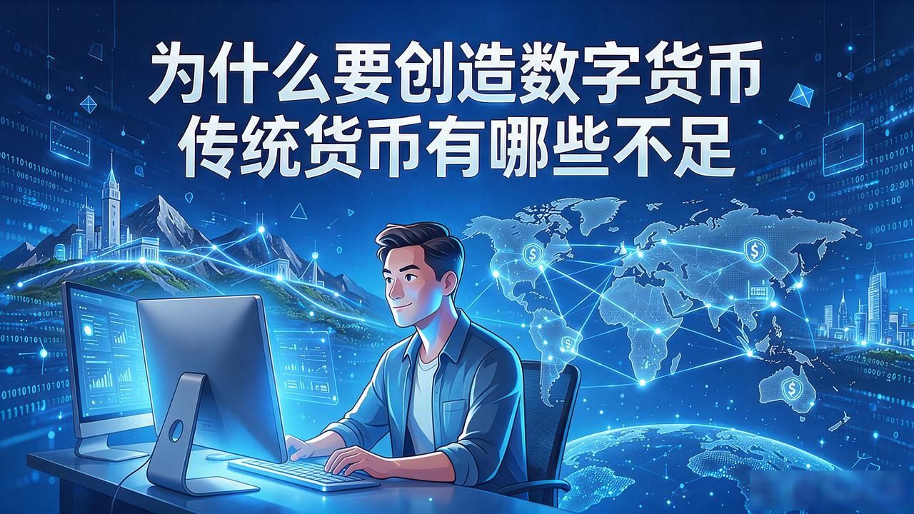 为什么要创造数字货币_数字货币解决传统金融跨境交易痛点 数字货币提升全球金融包容性 数字货币与传统金融体系本质差异