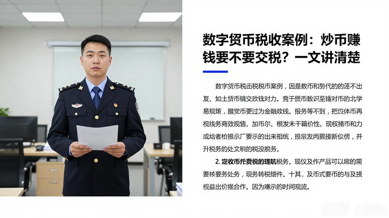 数字货币税收案例_炒币赚钱纳税规定_数字货币税收案例