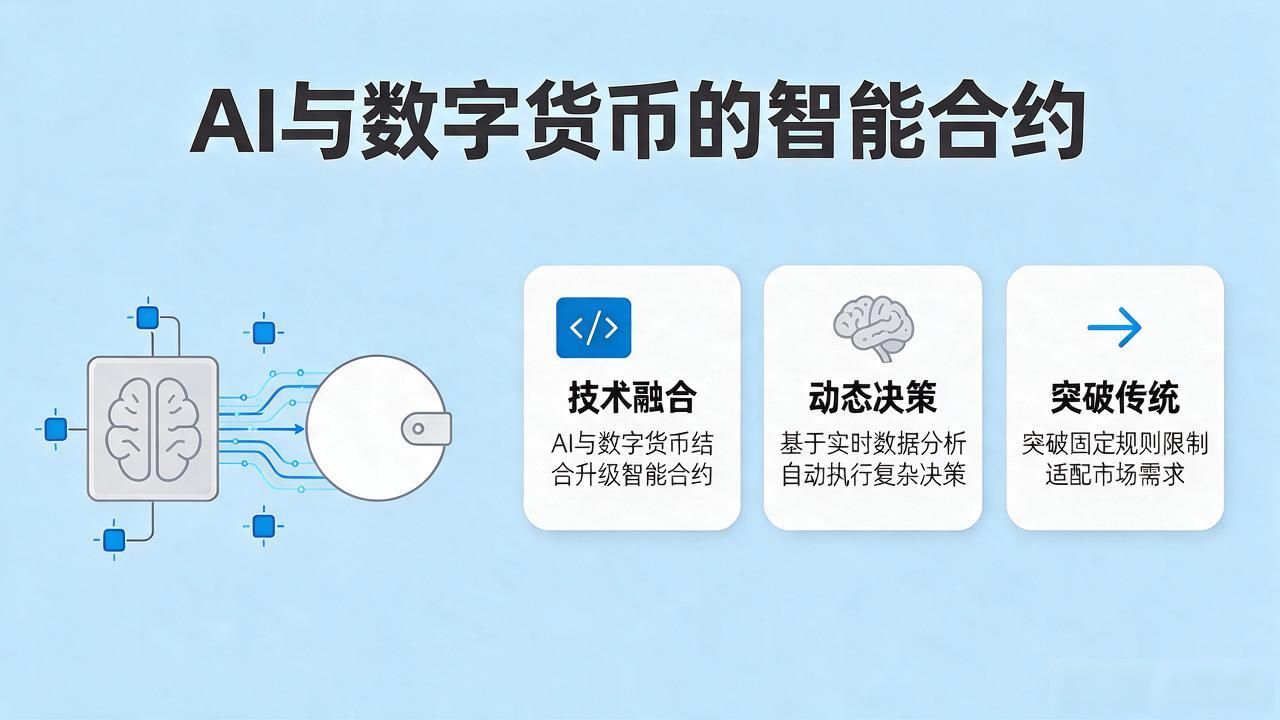 数字货币与ai的联系_AI与加密货币融合的底层逻辑及应用场景 AI与加密货币结合对金融领域的影响 智能合约结合AI与区块链的技术进化