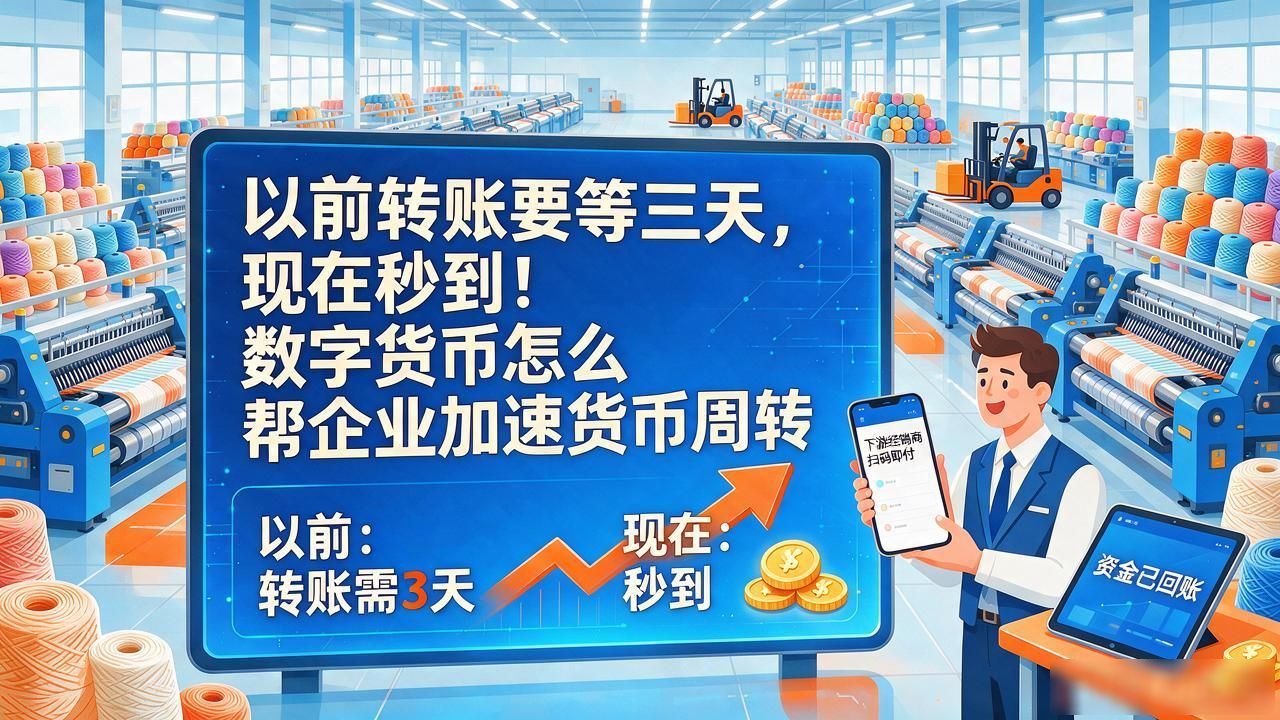 数字货币支付结算_供应链金融效率提升_数字货币加速货币周转