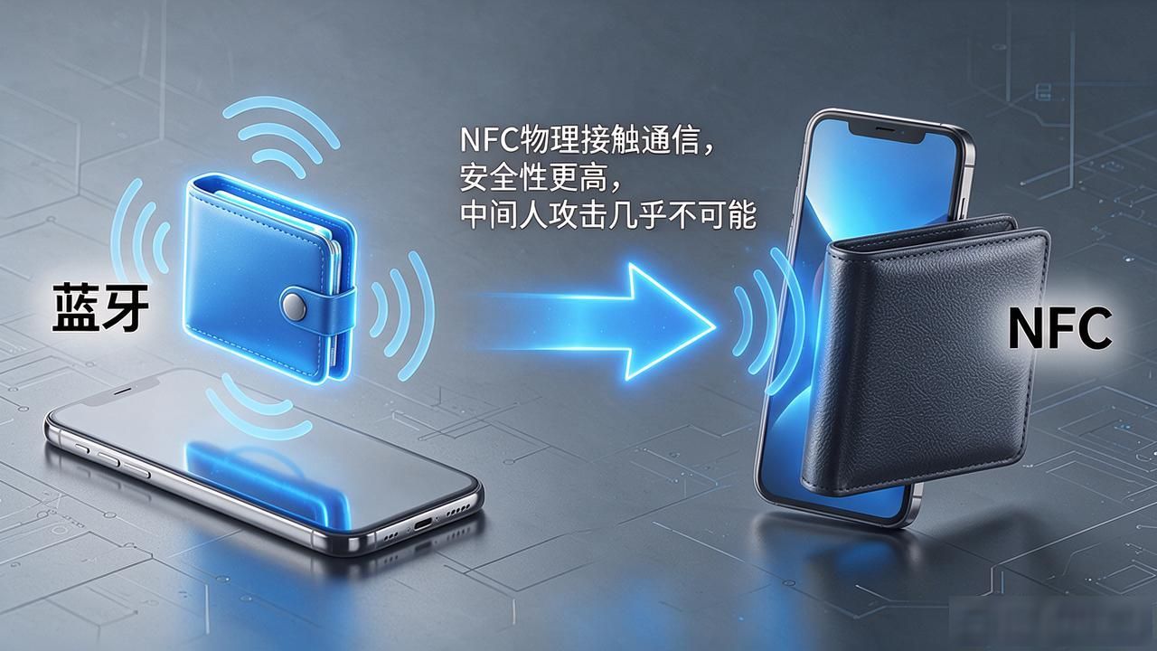数字货币看蓝牙还是nfc功能_硬件钱包蓝牙NFC选择_硬件钱包蓝牙与NFC区别