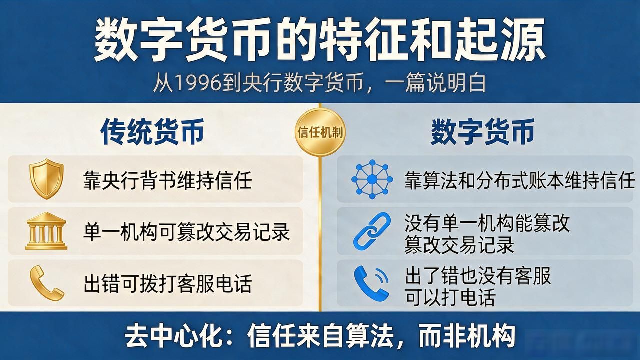 数字货币底层逻辑与货币形态延伸_去中心化信任机制与可编程性特征解析_数字货币的特征和起源
