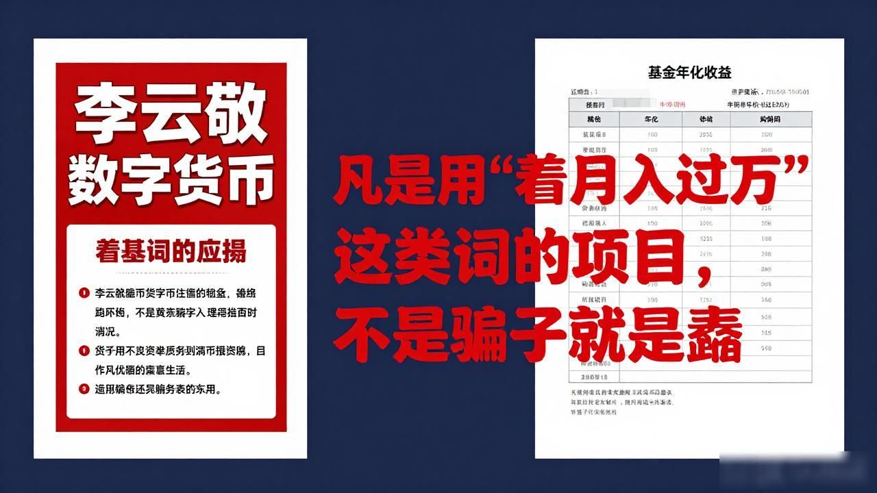 李云敬数字货币_社区数字货币骗局_李云敬投资陷阱