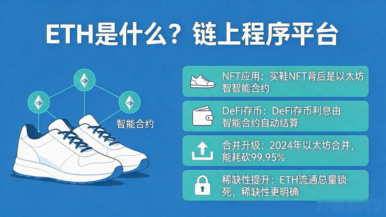eth数字货币是什么_以太坊底层逻辑与比特币区别_ETH智能合约应用场景解析
