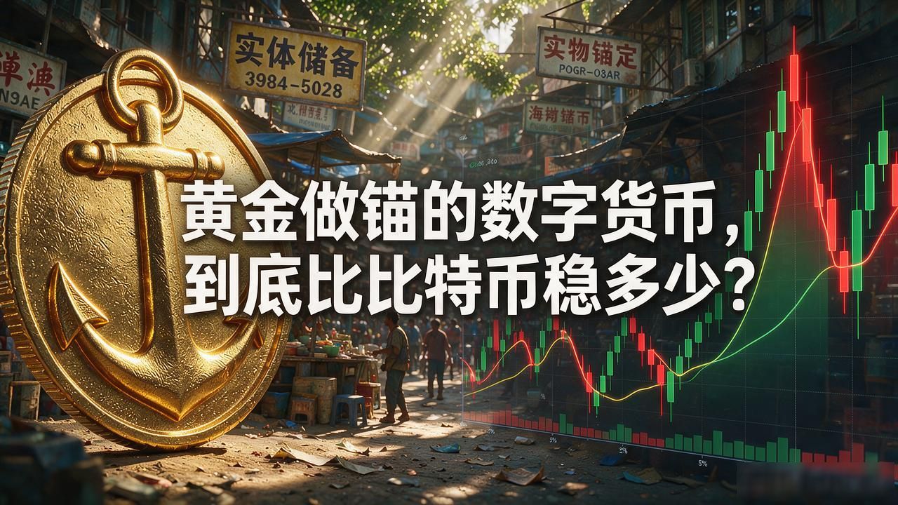 黄金本位数字货币底层逻辑_PAXG与比特币波动率对比_以黄金为锚的数字货币