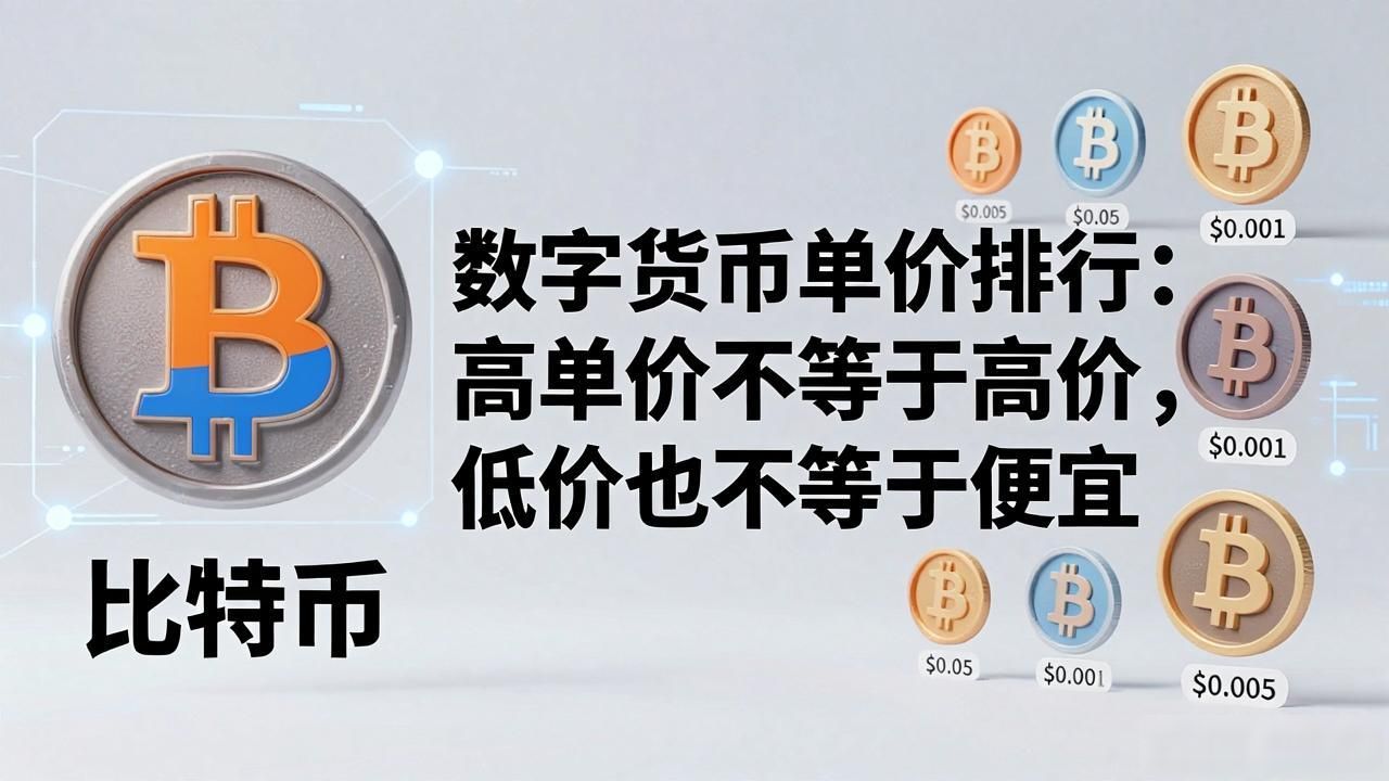 数字货币单价高低与投资价值关系_数字货币投资价值判断依据_数字货币单价排行