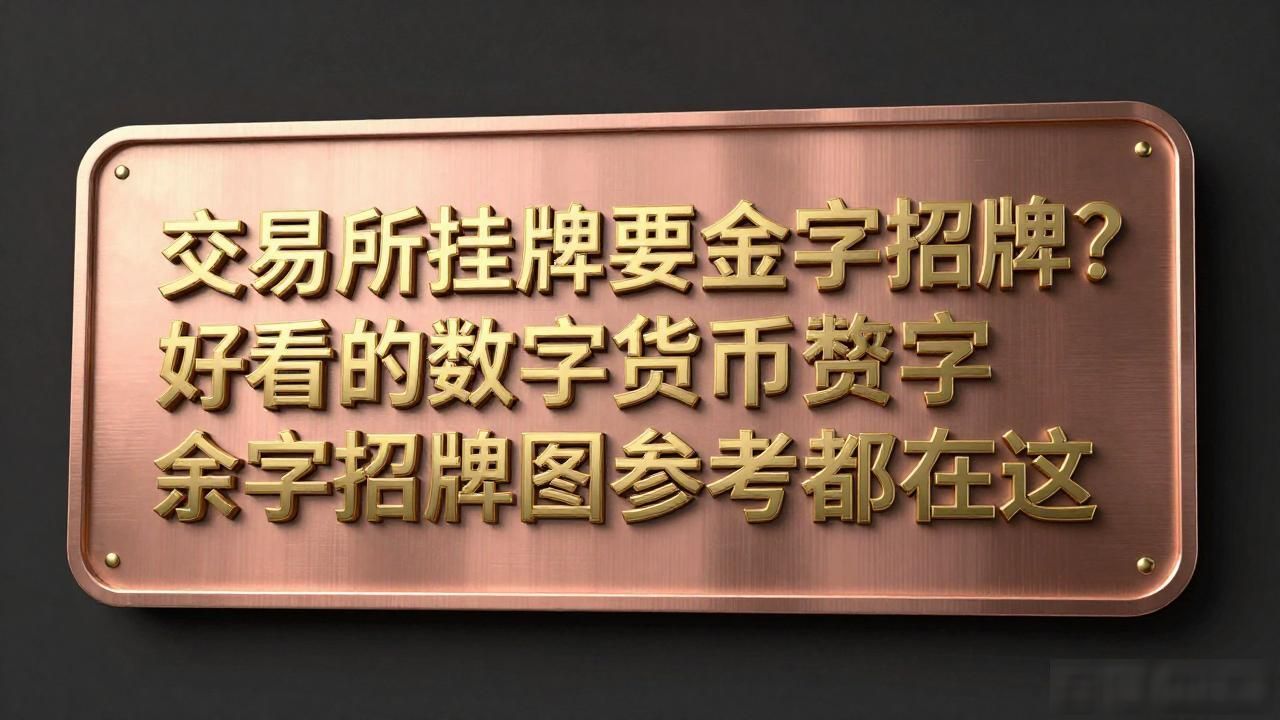 数字货币金字招牌图片_数字货币交易所门面设计_金字招牌制作工艺