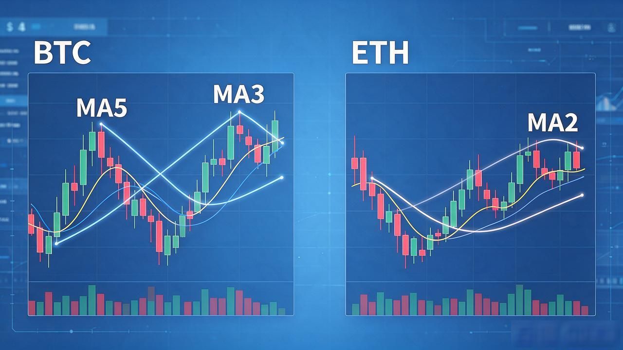 币圈均线参数设置_数字货币ma设置均线_MA5MA10MA20MA60