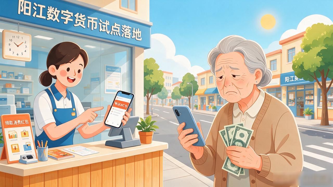 阳江数字货币试点_阳江数字人民币试点 手续费节省 老年人使用体验