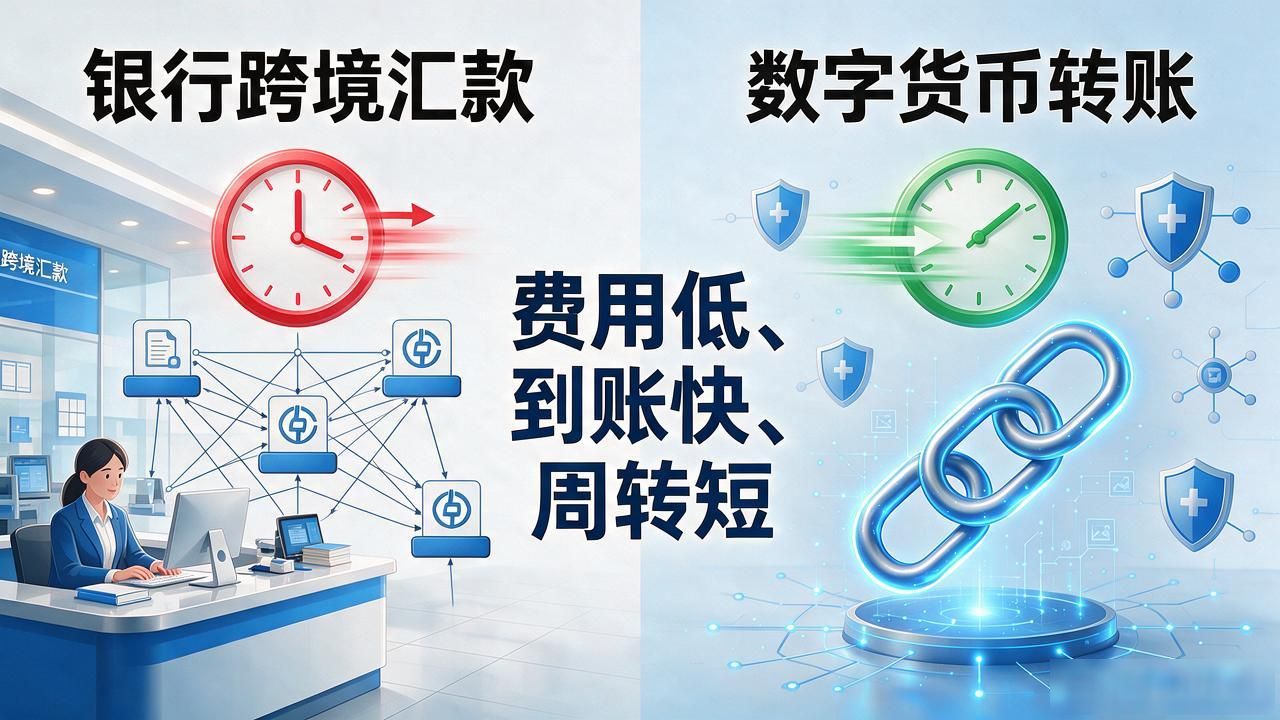 外贸汇款手续费高怎么办_USDT转账省成本_数字货币费用低