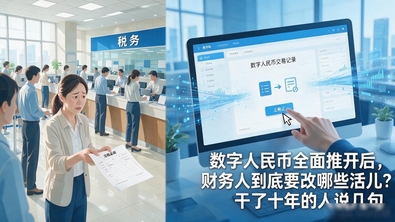 数字人民币会计凭证归档规则_数字化货币财务工作_数字人民币企业财务流程变化