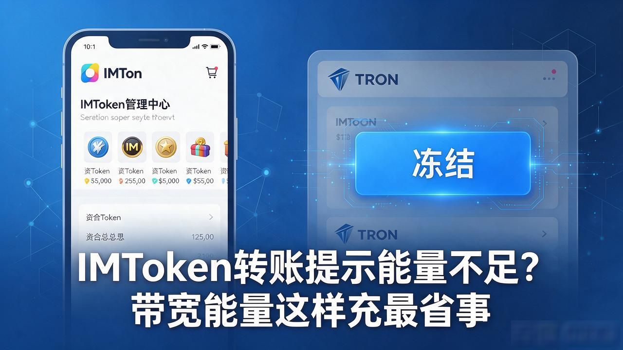 imtoken如何获取宽带能量_IMToken转TRC20代币带宽不足解决_TRX冻结获取带宽能量方法