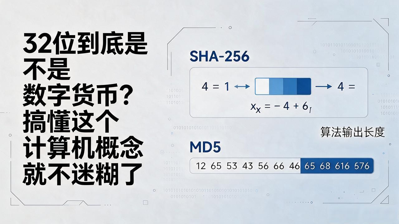 32位数字货币是骗局吗_32位和数字货币有什么关系_32位是什么数字货币